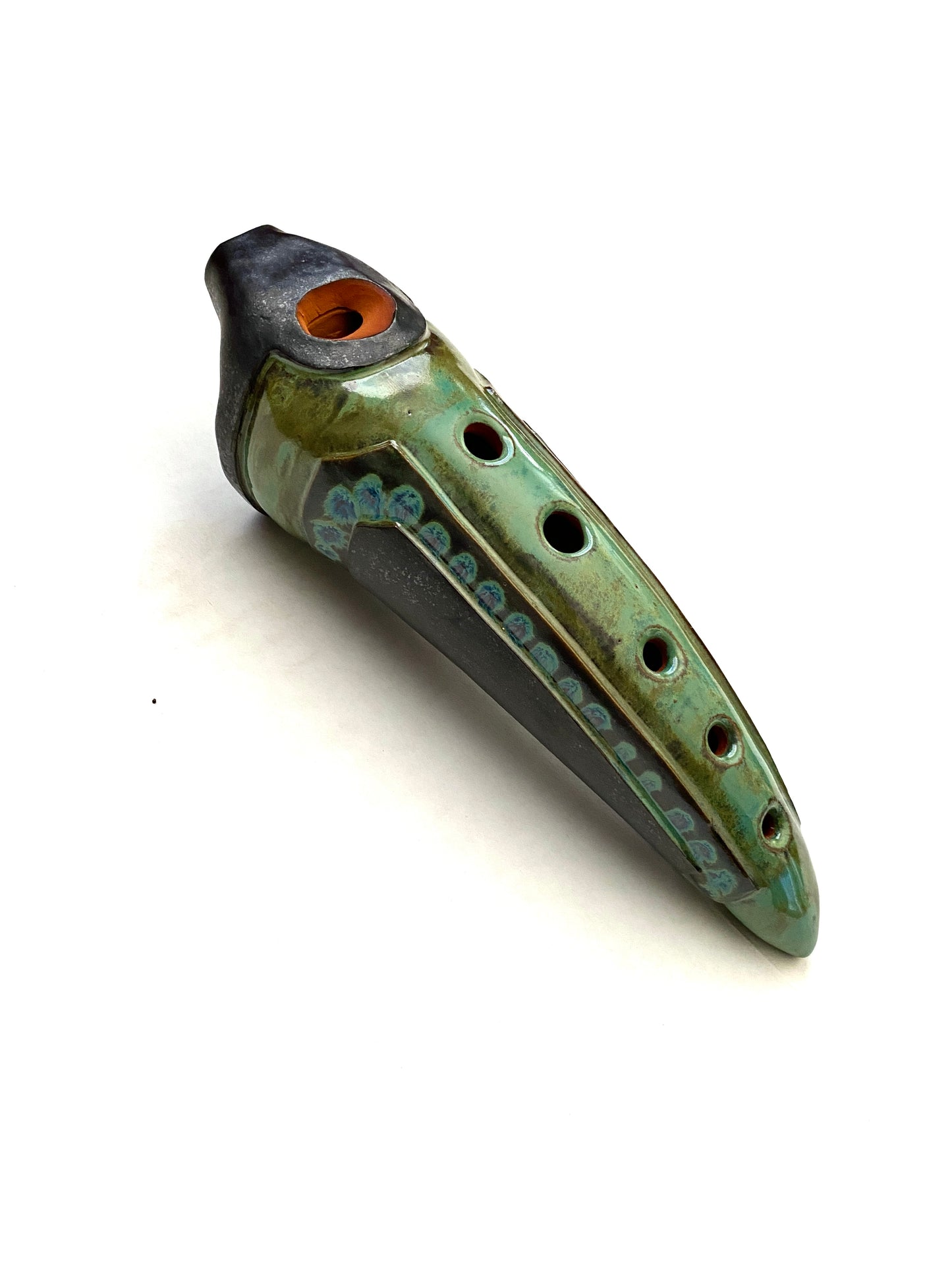 Ceramic Gemshorn Flute