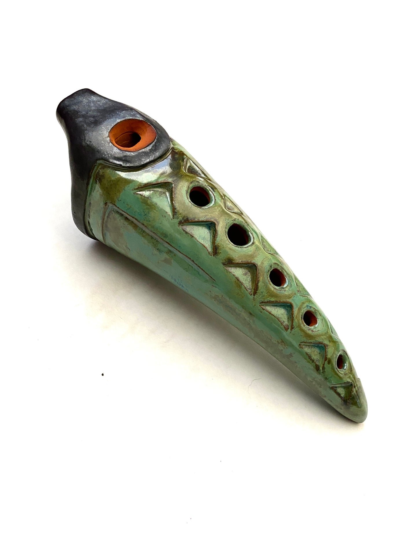 Ceramic Gemshorn Flute