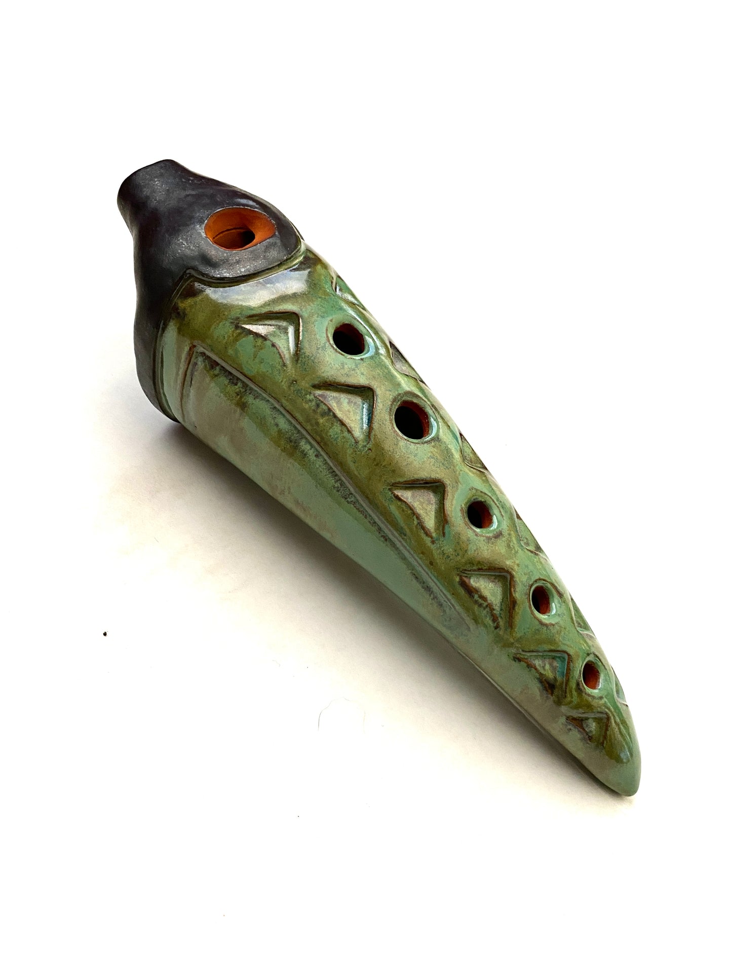 Ceramic Gemshorn Flute