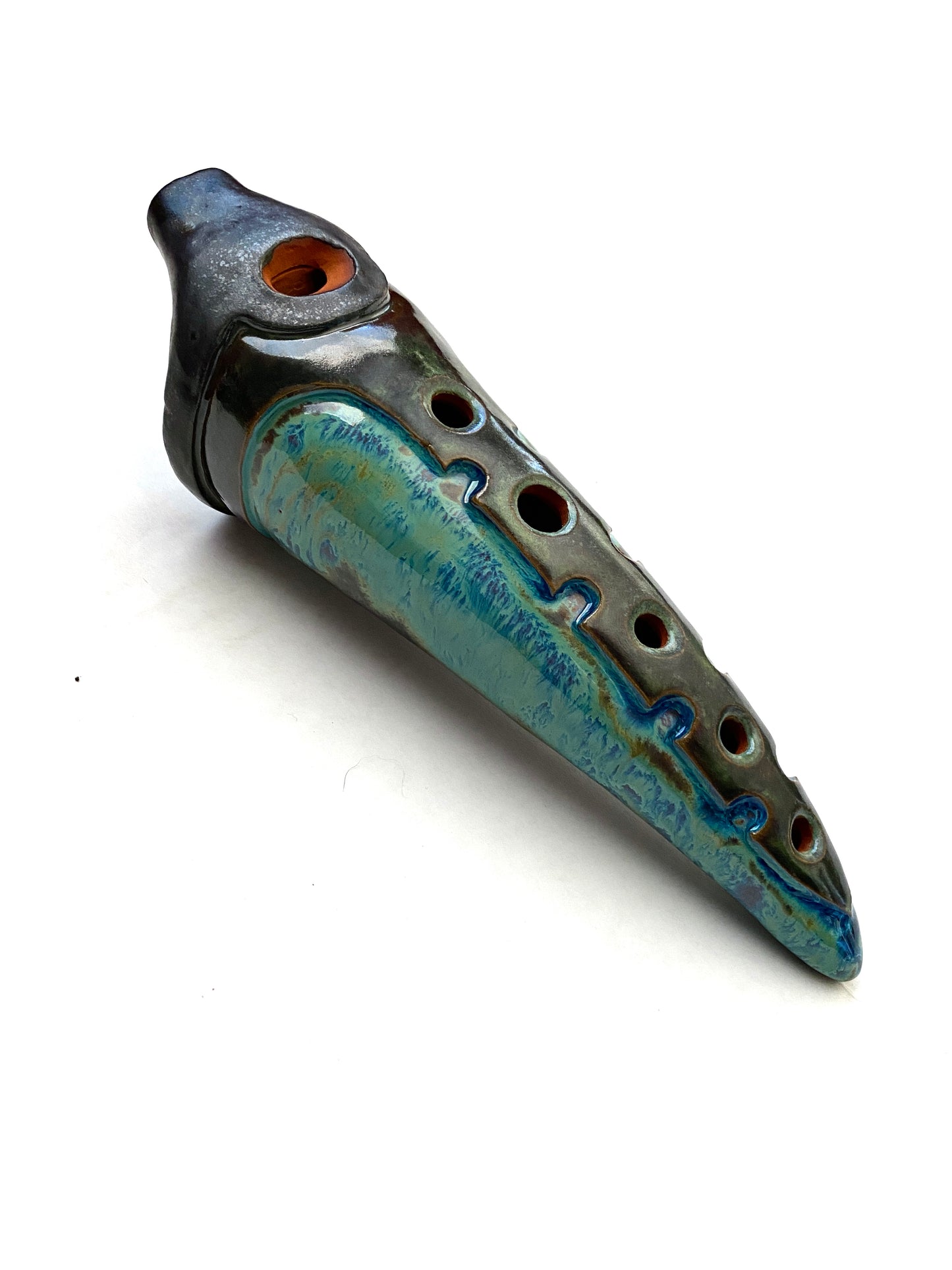 Ceramic Gemshorn Flute