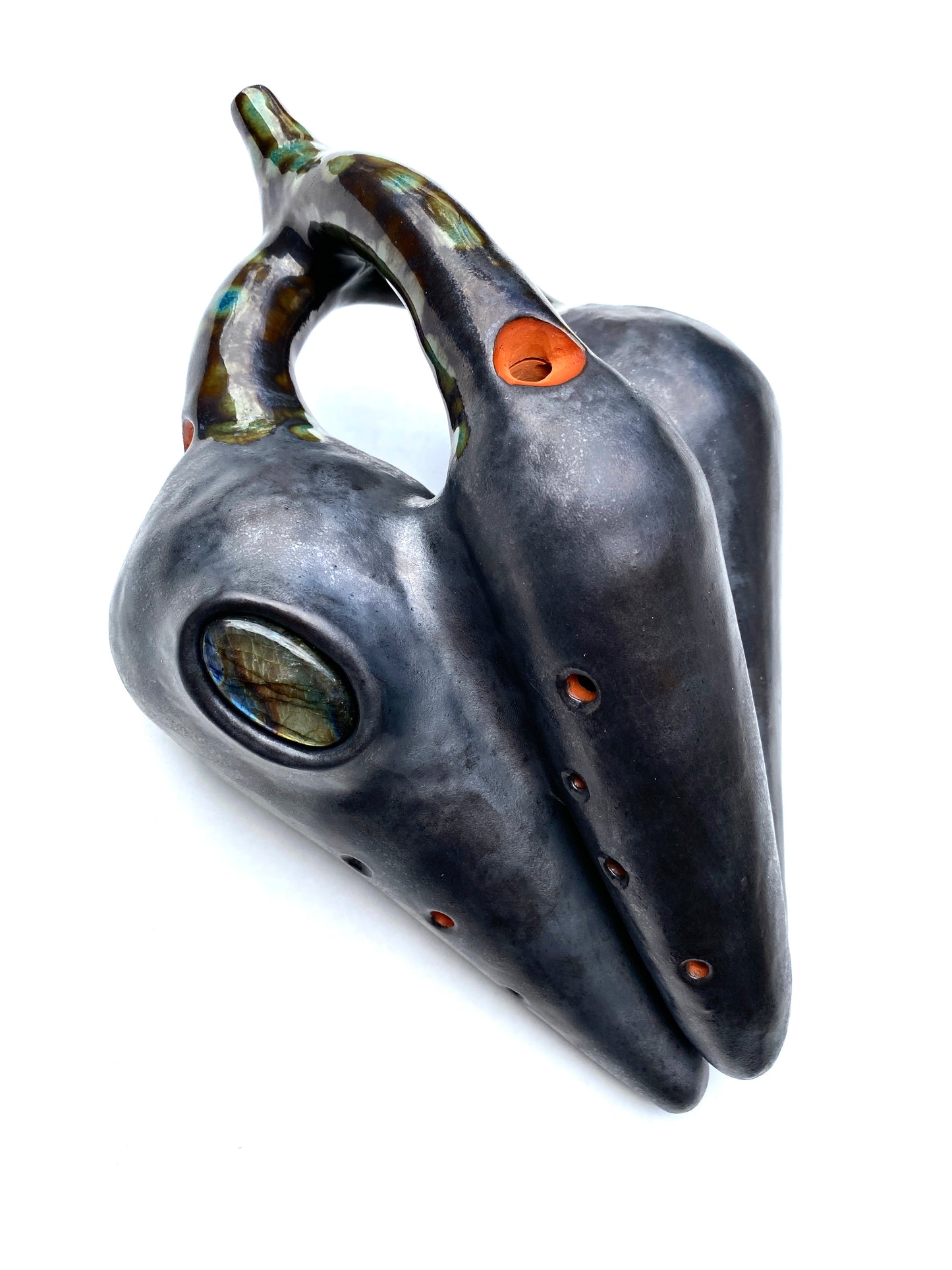 Triple Harmony Vessel Flute