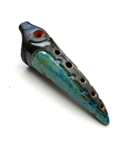 Ceramic Gemshorn Flute