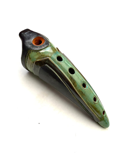 Ceramic Gemshorn Flute